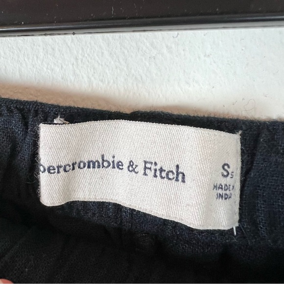 Abercrombie & Fitch Cropped Linen Blend Pants Size S Petite / Short - Picture 7 of 9